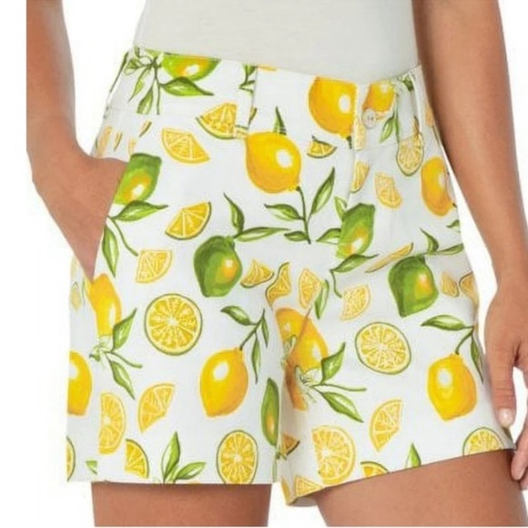Isaac Mizrahi Pants - ISAAC MIZRAHI Lemon Lime Shorts